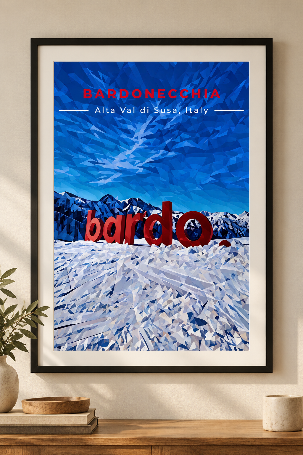 Bardonecchia Ski Print - Digital PDF Download