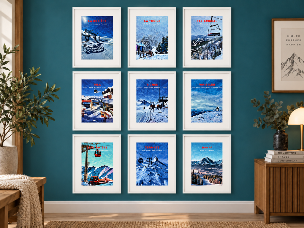 La Rossiere Ski Print