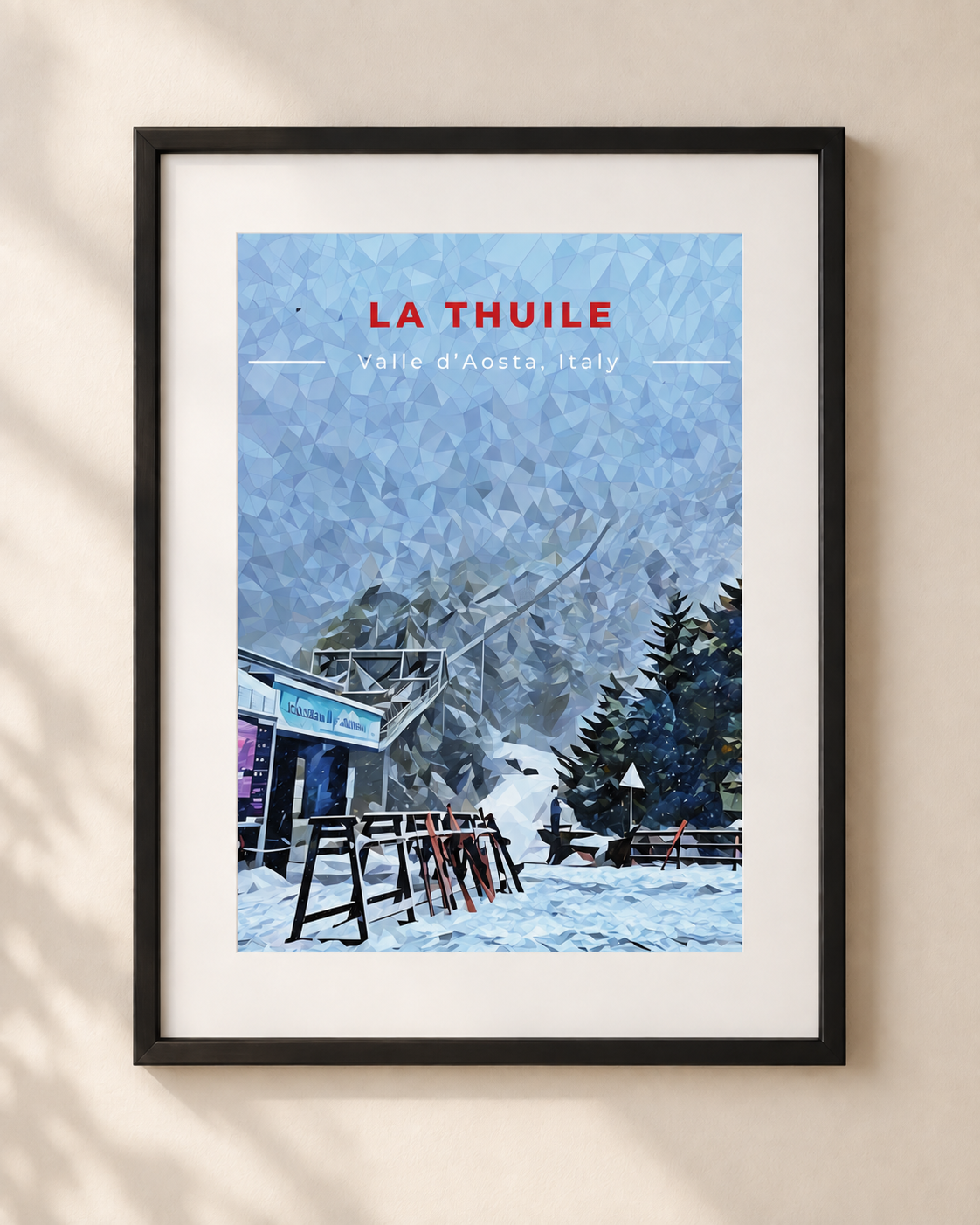 La Thuile Ski Print