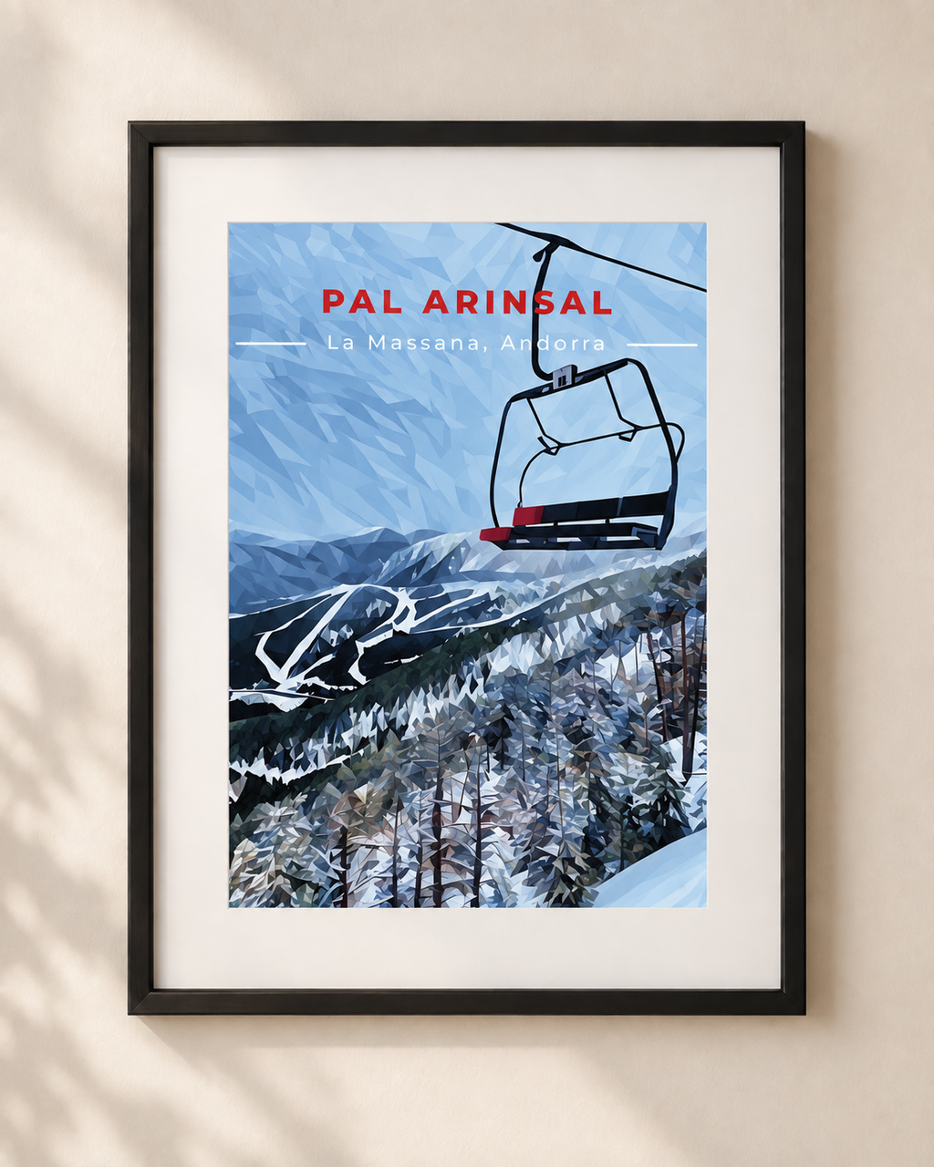 Pal Arinsal Ski Print - Digital PDF Download