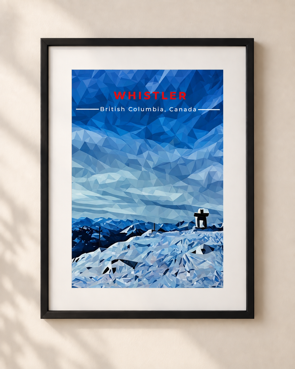 Whistler Ski Print