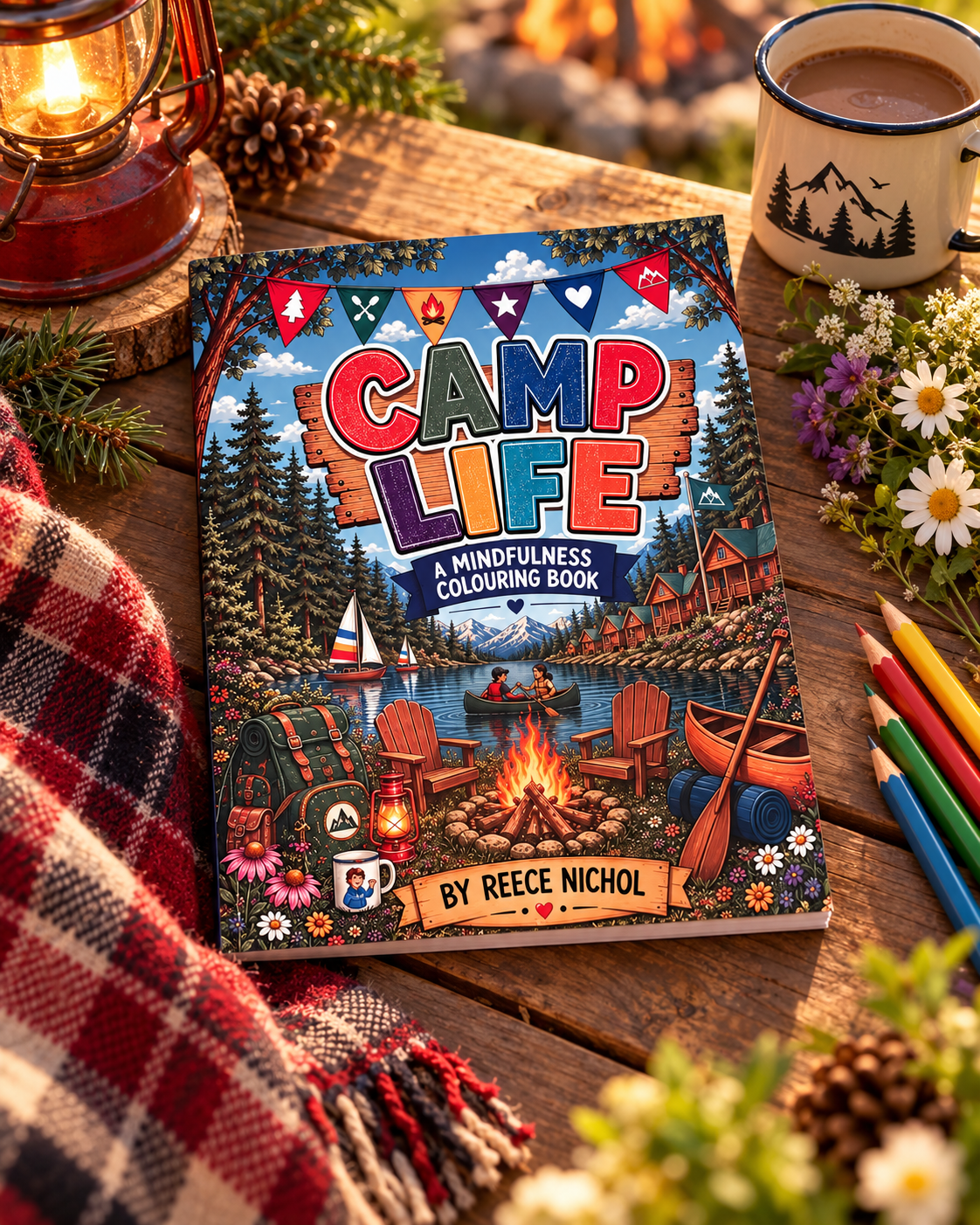 Camp Life: A Mindfulness Colouring Book
