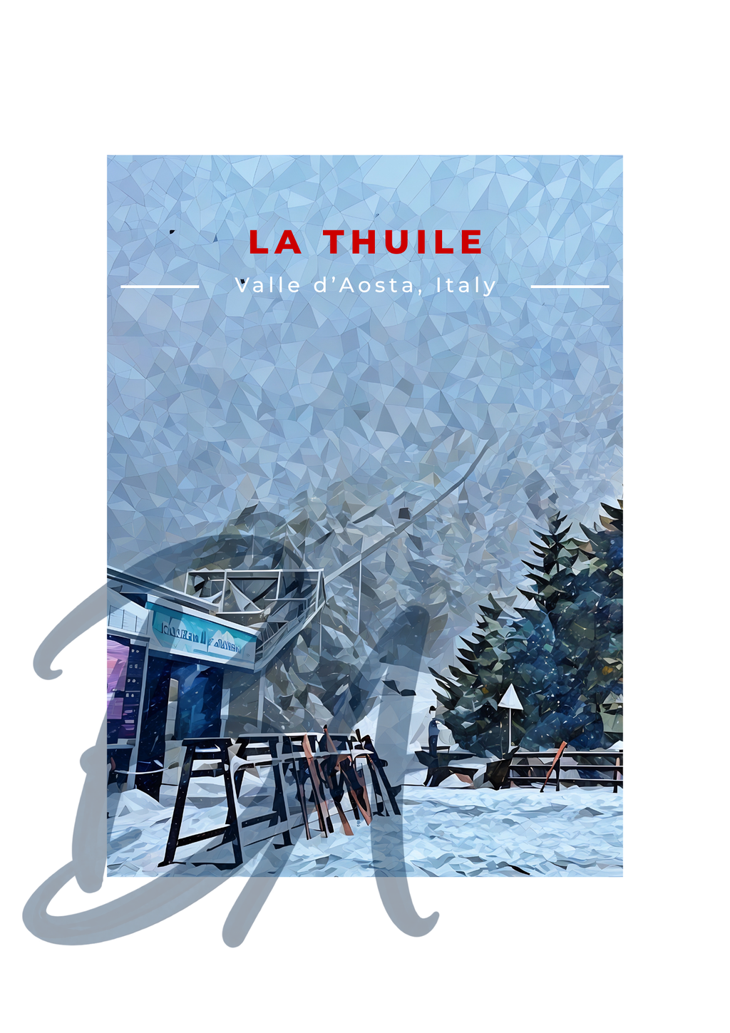 La Thuile Ski Print - Digital PDF Download