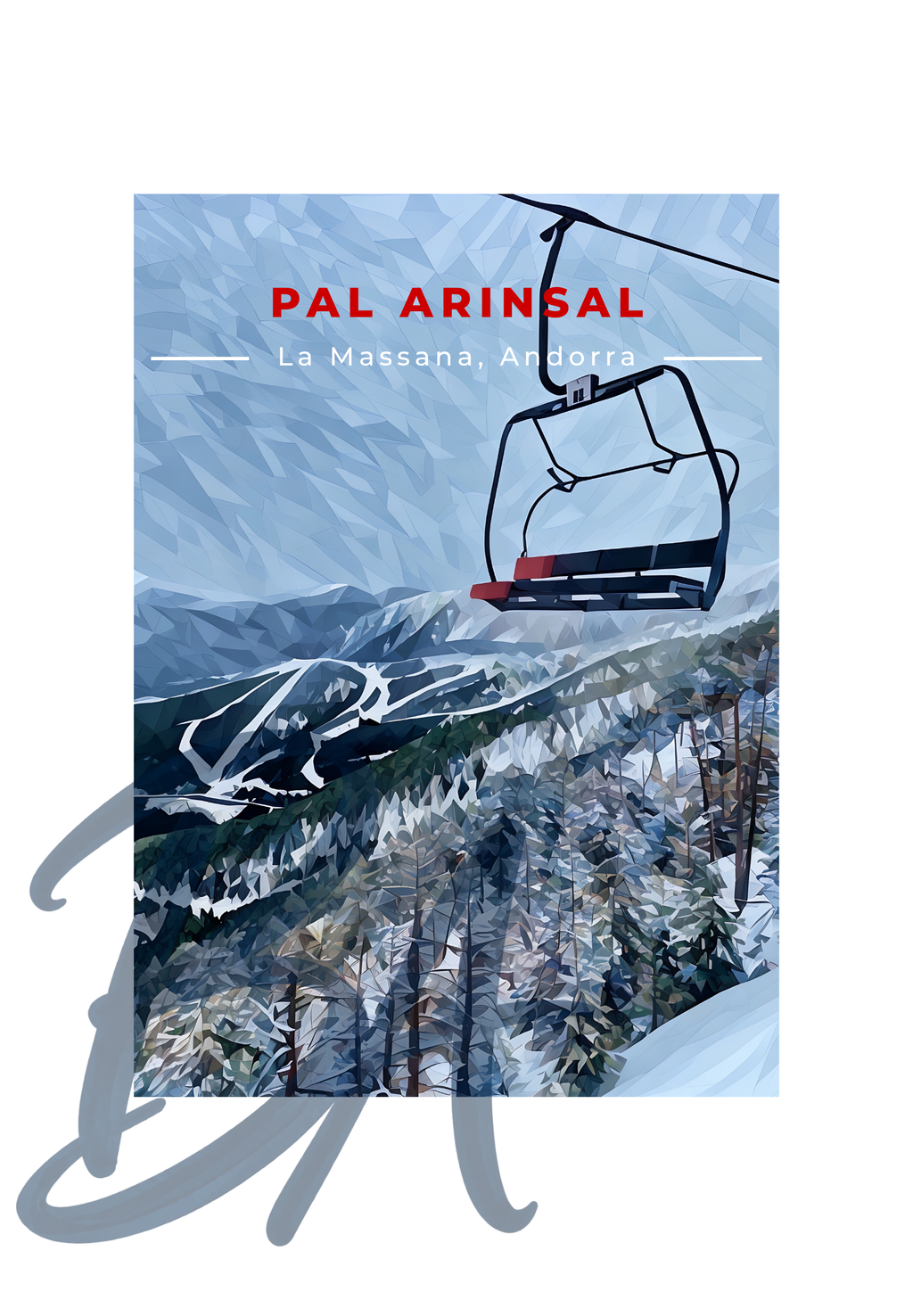 Pal Arinsal Ski Print