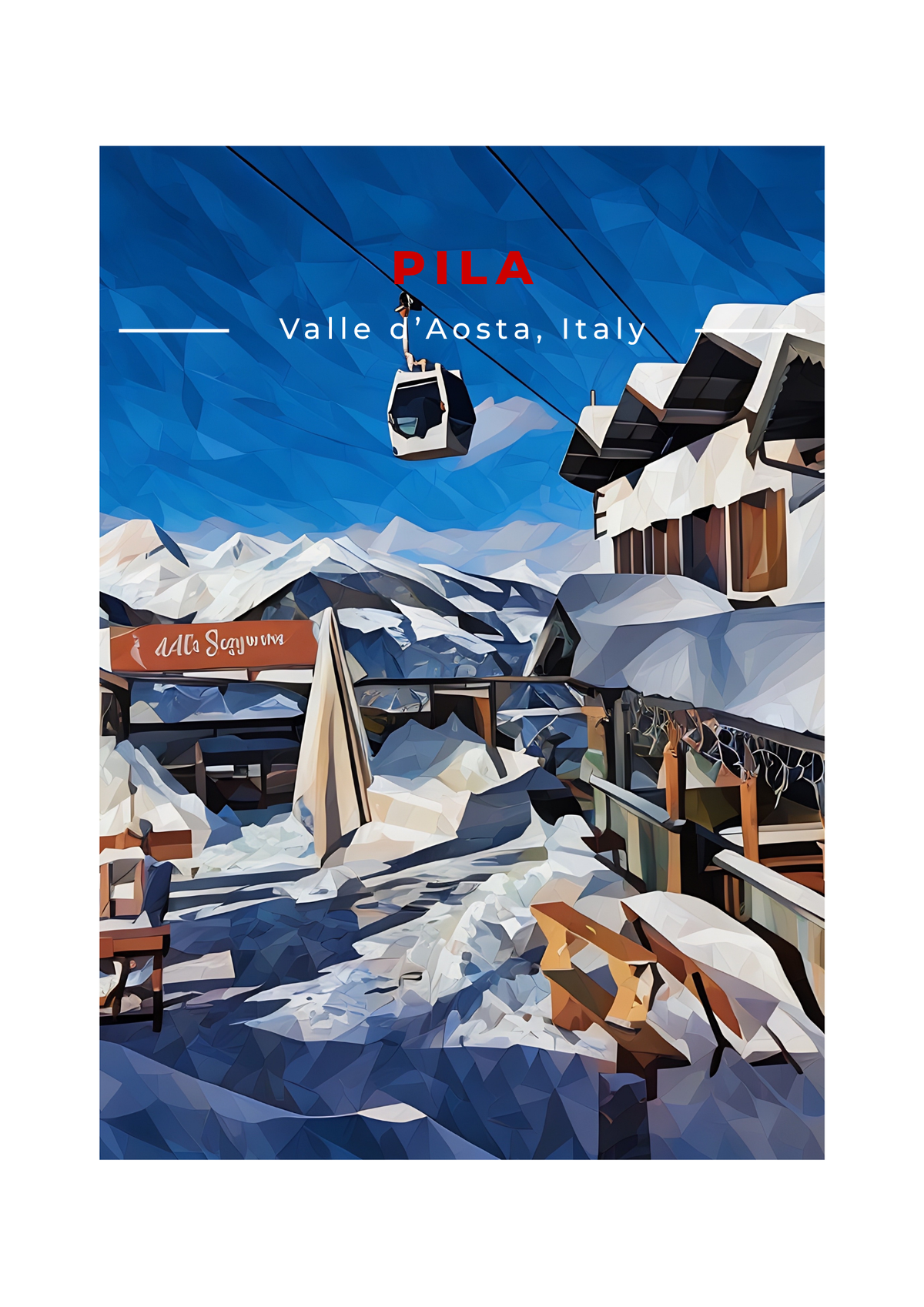 Pila Ski Print